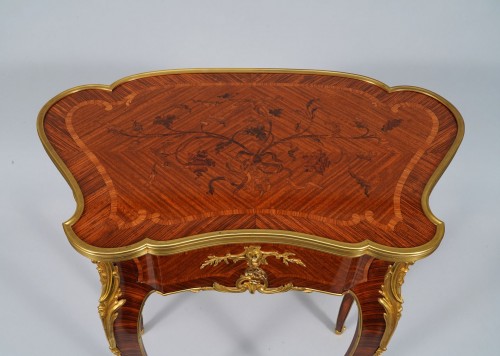 Pair of Tables attributed to J.E. Zwiener, France circa 1885 - Napoléon III