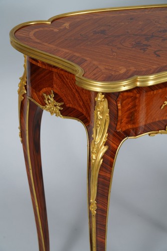 Antiquités - Pair of Tables attributed to J.E. Zwiener, France circa 1885