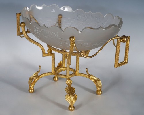 XIXe siècle - Coupe "Minerve" attribué à Baccarat, France circa 1890