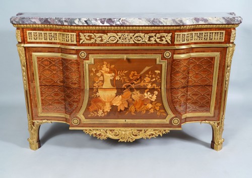  Commode par F. Linke, France circa 1890 - Mobilier Style 