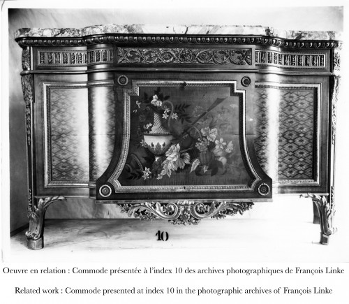 Mobilier Commode - Commode de style Louis XVI par F. Linke, France circa 1890