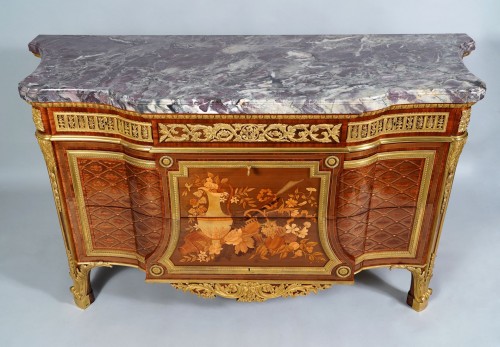 Commode de style Louis XVI par F. Linke, France circa 1890 - 