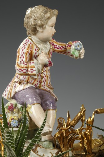 Antiquités - Jardinière "Le Jardin Fleuri", France circa 1750