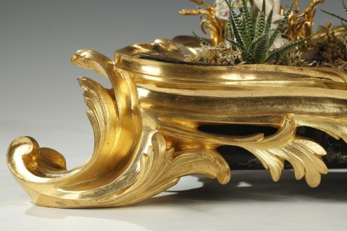 Antiquités - Jardinière "Le Jardin Fleuri", France circa 1750