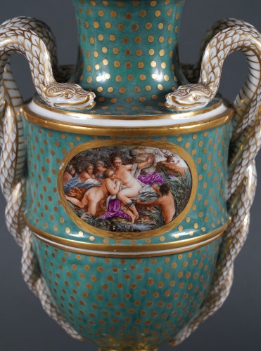 XIXe siècle - Paire de Vases couverts attribué à Samson et Cie, France circa 1890