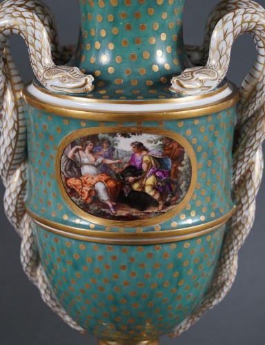 Paire de Vases couverts attribué à Samson et Cie, France circa 1890 - 