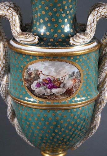 Antiquités - Paire de Vases couverts attribué à Samson et Cie, France circa 1890