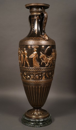  - Grand vase néo-Grec par F. Levillain et F. Barbedienne, France circa 1890