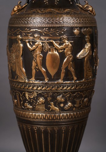 Antiquités - Grand vase néo-Grec par F. Levillain et F. Barbedienne, France circa 1890