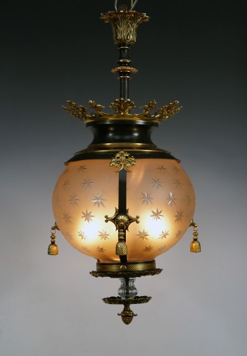 Lantern with Stars, France Circa 1870 - Lighting Style Napoléon III