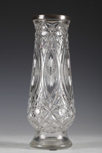 Verrerie, Cristallerie  - Paire de vases en cristal attribué à Baccarat, France circa 1920