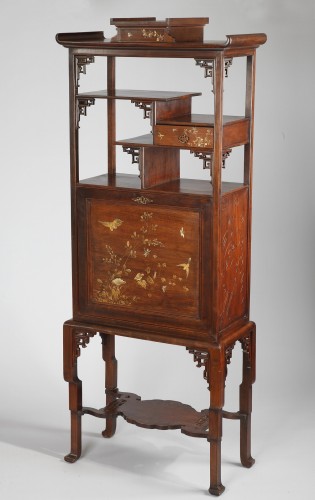 A Japanese style cabinet attributed to Perret and Vibert, France Circa 1880 - 