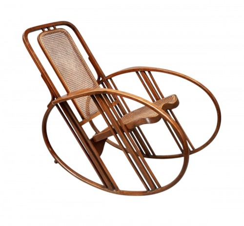 "Egg" rocking Chair, Societa Anonima Antonio Volpe, Italy, circa 1922