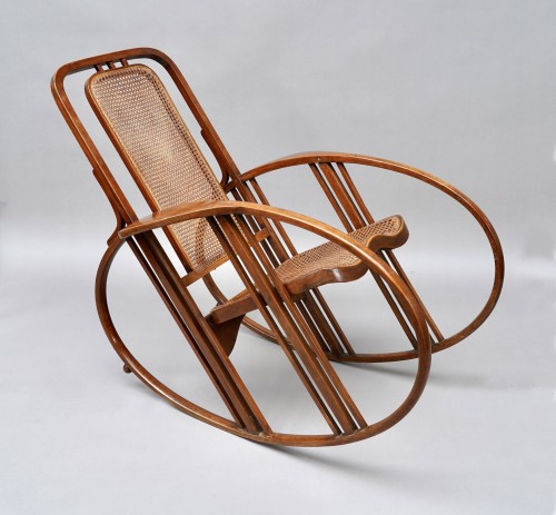 Fauteuil à bascule "Oeuf", Societa Anonima Antonio Volpe, Italie, circa 1922 - Sièges Style 