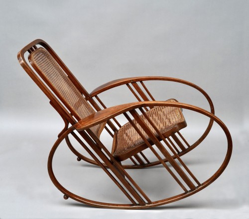 Sièges Fauteuil & Bergère - Fauteuil à bascule "Oeuf", Societa Anonima Antonio Volpe, Italie, circa 1922