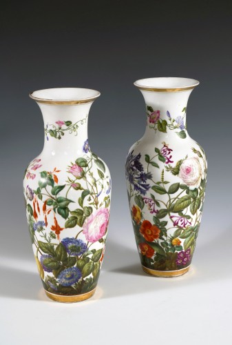 19th century - Pair of Paris Porcelain Vases, France circa 1880