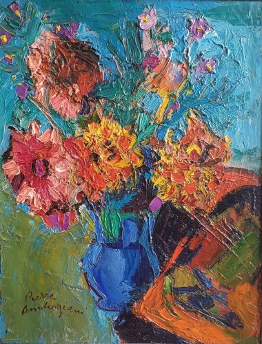 Pierre Ambrogiani (1907-1985)  Bouquet