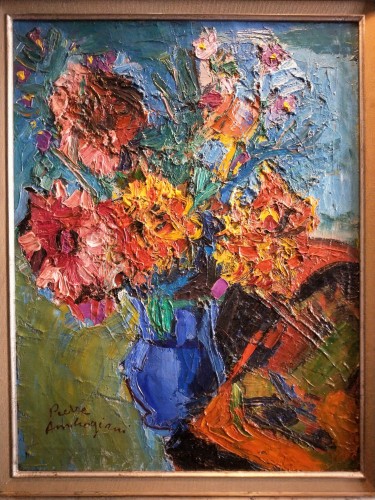 Paintings & Drawings  - Pierre Ambrogiani (1907-1985)  Bouquet