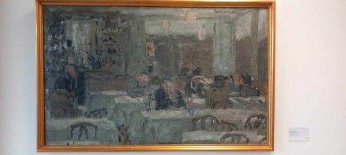 Henri LACHIÈZE-REY (1927 – 1974) The grey restaurant - Paintings & Drawings Style 50