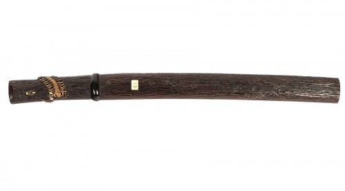 Japanese tanto with lacquered sheath - Shinto period 18th century