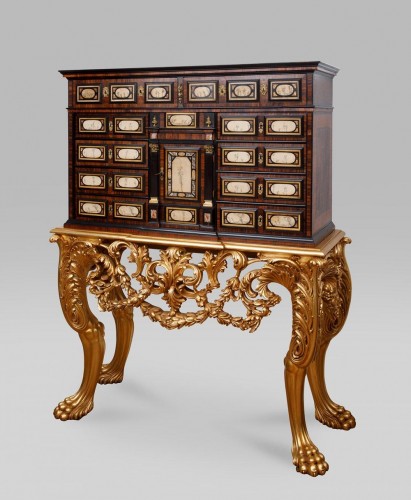 Exceptionnel Cabinet  Charles II vers 1690 - Mobilier Style Louis XIV