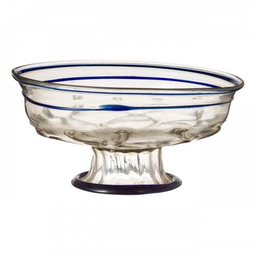 Glass & Crystal  - Venitian glass tazza or fruttiera