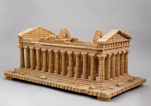 Model of the temple of Concordia - Curiosities Style Napoléon III