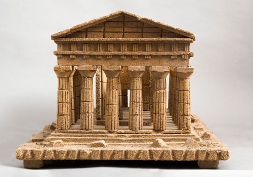 19th century - Model of the temple of Concordia