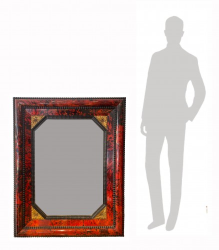 Large mantle mirror - Maison Franck, Antwerp circa 1920 - Mirrors, Trumeau Style Art Déco