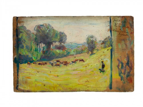 Henri Lebasque (1865 - 1937), Paysage à Dammartin sur Tigeaux