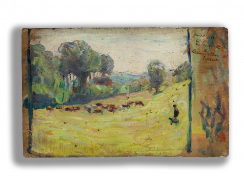 Henri Lebasque (1865 - 1937), Paysage à Dammartin-sur-Tigeaux - Torres Nieto Fine Arts