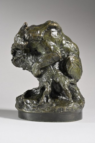 Bear - Antoine-Louis BARYE (1795-1875) - Sculpture Style 