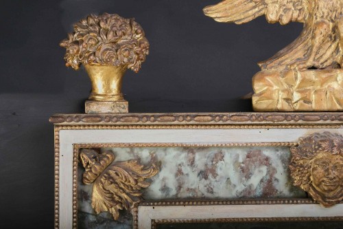 Antiquités - Grand Miroir Neoclassique, Lucca vers 1800