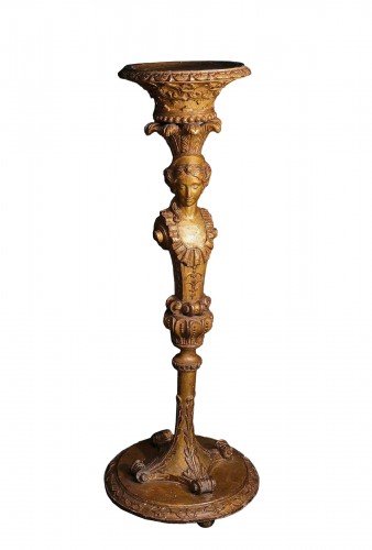 Regency-style carved and gilded saddle, Italy, 1st half 18th century