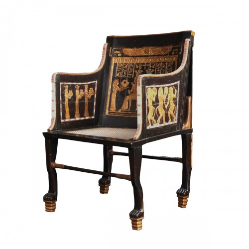 Princess Satamune's Throne replica ca. 1905/10 by Giuseppe Parvis (1831-190