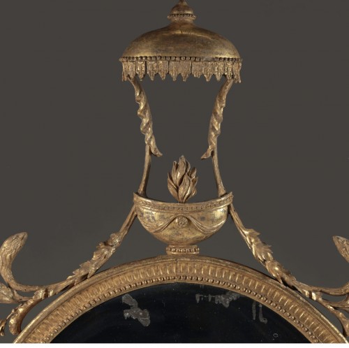 Mirrors, Trumeau  - George III Oval Mirror 