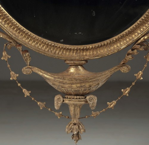 18th century - George III Oval Mirror 