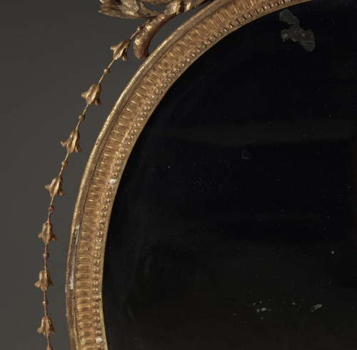 Antiquités - George III Oval Mirror 