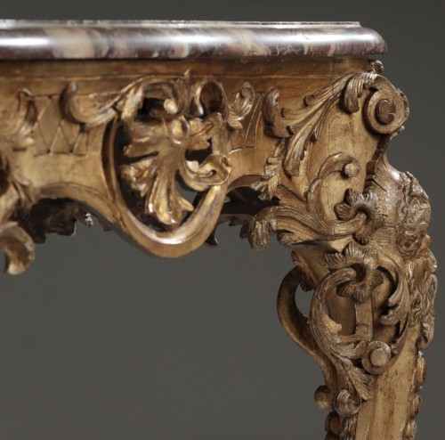 Fine 19th century gilt wood centre table - Napoléon III