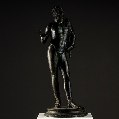 Antiquités - A Grand Tour Bronze of Narcissus 