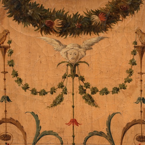  - A Set of Four, 19th Century Painted Panels 