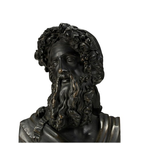 A Bronze Bust of Uranus Circa 1850