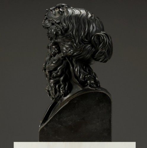 A Bronze Bust of Uranus Circa 1850 - Sculpture Style 