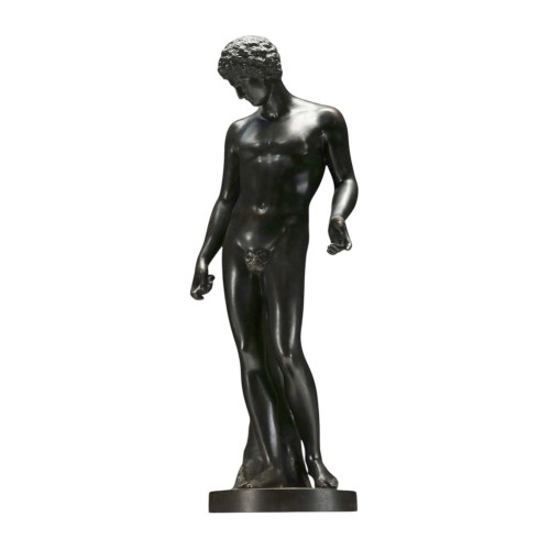 A 19th Century grand tour bronze of The Capitoline Antinous