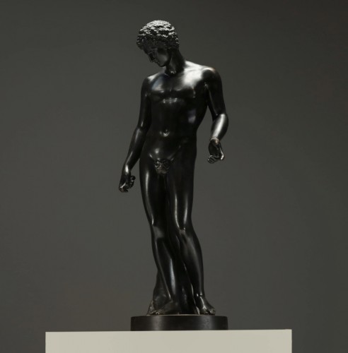 A 19th Century grand tour bronze of The Capitoline Antinous - Sculpture Style 