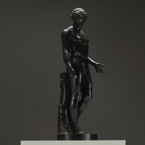 Sculpture  - A 19th Century grand tour bronze of The Capitoline Antinous