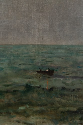 Antiquités - Alfred Stevens (1823 – 1906) - Clair de lune sur la mer