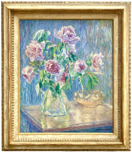 Tableaux et dessins Tableaux du XXe siècle - William Malherbe (1884 - 1951) - Bouquet de fleurs