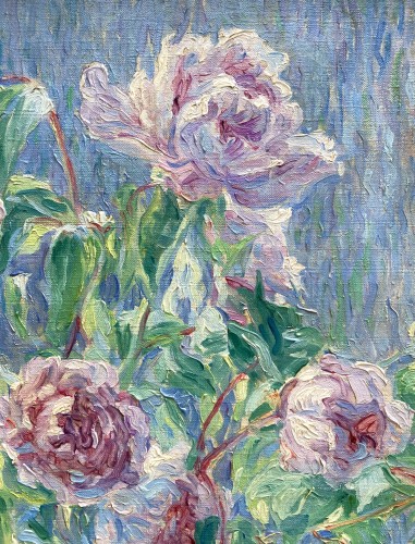 Antiquités - William Malherbe (1884 - 1951) - Bouquet de fleurs