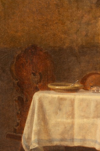 Antiquités - Hermann Werner (1816 – 1905) - L'heure du repas pour tous